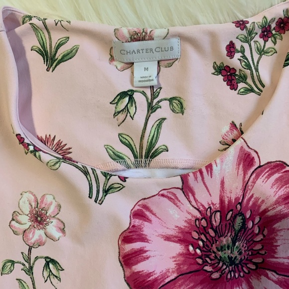 New! Charter Club Feminine Garden Shift Dress - Picture 4 of 8